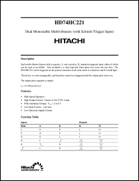 HD74HC221 Datasheet