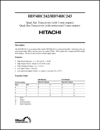 HD74HC242 Datasheet