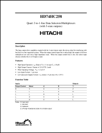HD74HC258 Datasheet