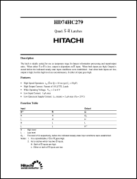 HD74HC279 Datasheet