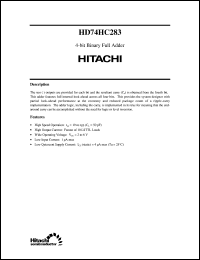 HD74HC283 Datasheet