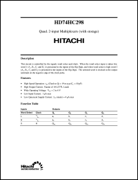 HD74HC298 Datasheet