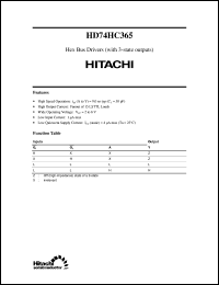 HD74HC365 Datasheet
