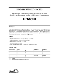 HD74HC373 Datasheet