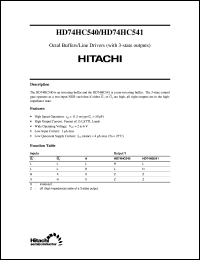 HD74HC540 Datasheet