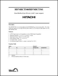 HD74HCT540 Datasheet