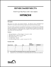 HD74HC574 Datasheet