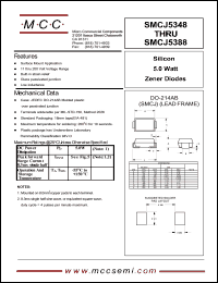 SMCJ5384 Datasheet