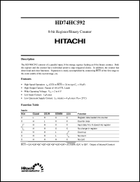 HD74HC592 Datasheet