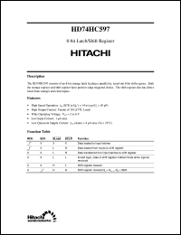 HD74HC597 Datasheet