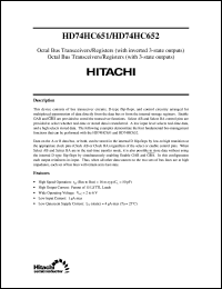 HD74HC651 Datasheet
