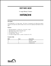 HD74HC4020 Datasheet