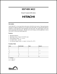 HD74HC4022 Datasheet