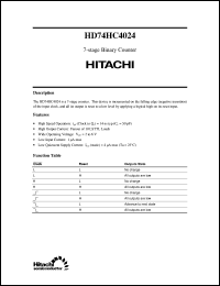 HD74HC4024 Datasheet
