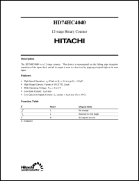 HD74HC4040 Datasheet