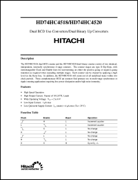 HD74HC4520 Datasheet