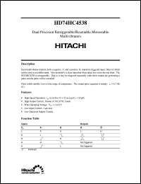 HD74HC4538 Datasheet