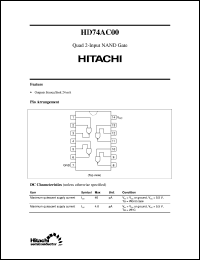 HD74AC00 Datasheet