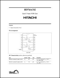 HD74AC02 Datasheet