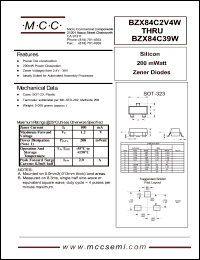 BZX84C18W Datasheet