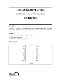 HD74ACT125 Datasheet