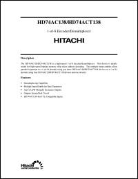 HD74AC138 Datasheet