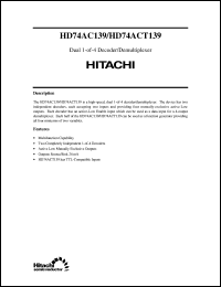 HD74ACT139 Datasheet