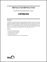 HD74ACT163 Datasheet