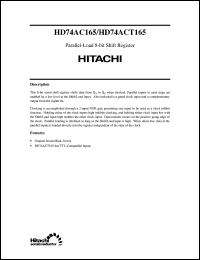 HD74ACT165 Datasheet