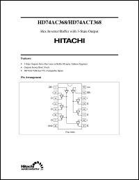 HD74AC368 Datasheet
