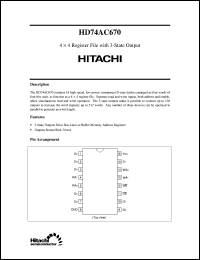 HD74AC670 Datasheet