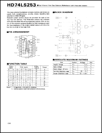 HD74LS253 Datasheet