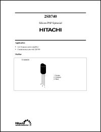 2SB740 Datasheet