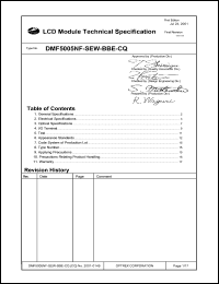 DMF5005NF-SEW-BBE-CQ Datasheet