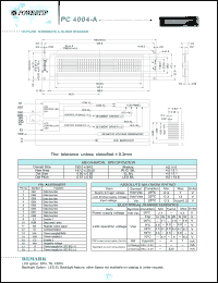 PC4004-A Datasheet