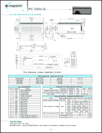 PC2004-G Datasheet