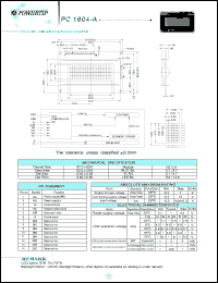 PC1604-A Datasheet