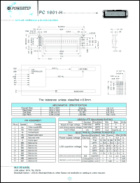 PC1601-H Datasheet