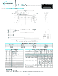 PC1601-F Datasheet