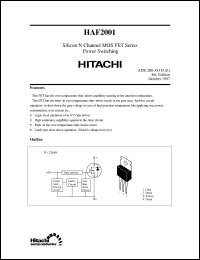 HAF2001 Datasheet