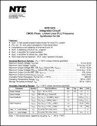 NTE1475 Datasheet