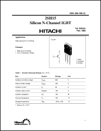 2SH15 Datasheet