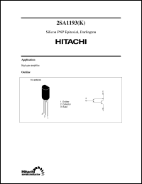 2SA1193 Datasheet