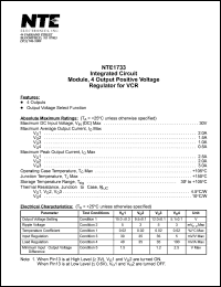 NTE1733 Datasheet