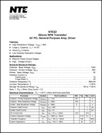 NTE22 Datasheet