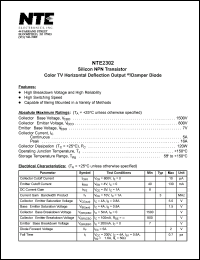 NTE2302 Datasheet