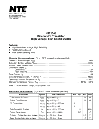 NTE2348 Datasheet