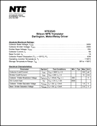 NTE2543 Datasheet