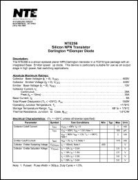 NTE256 Datasheet