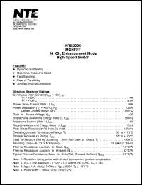 NTE2900 Datasheet